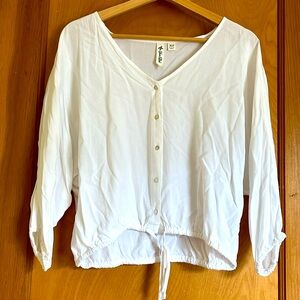 Others Follow, xs white blouse, worn once